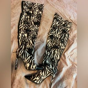 Jennifer Le thigh high boots Sz. 38